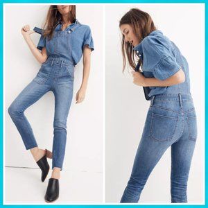 Madewell Skinny Overalls in Kemp Wash